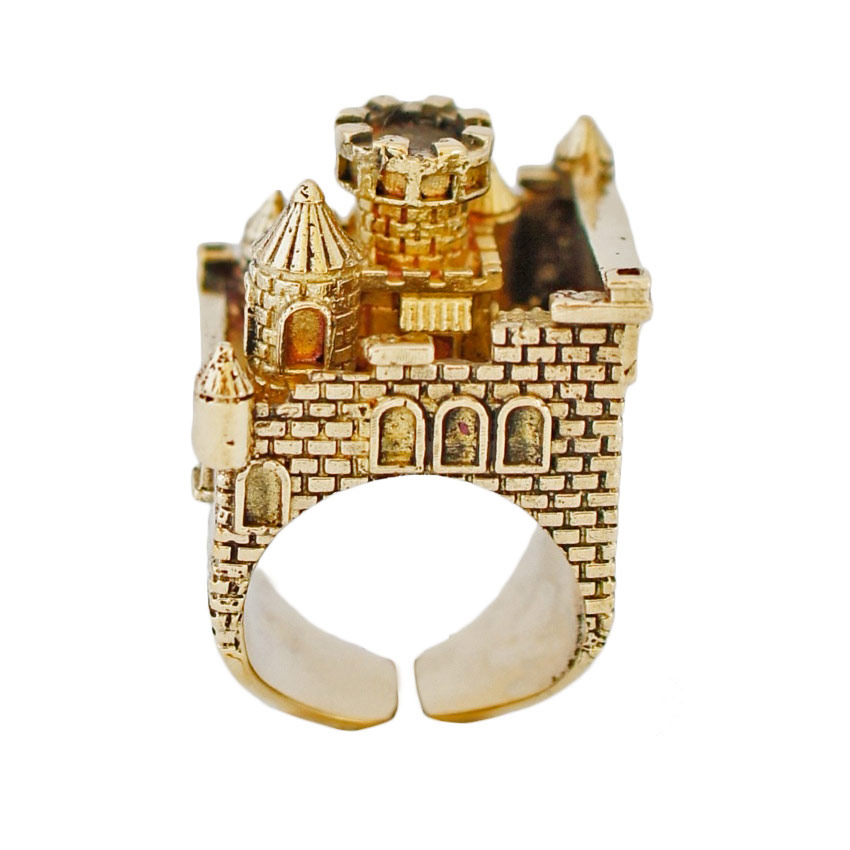 Monvatoo London Jewellery gold Castle Ring