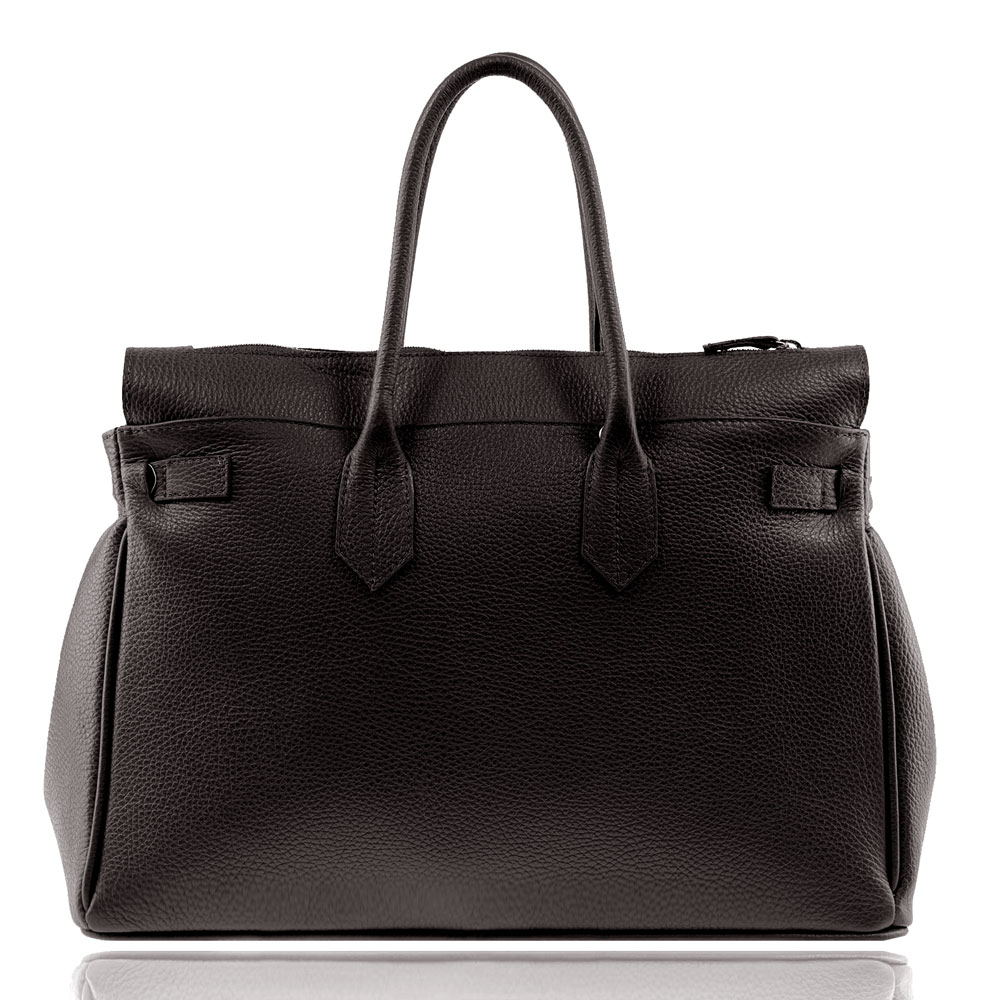 ladies luxury designer leather tote bag