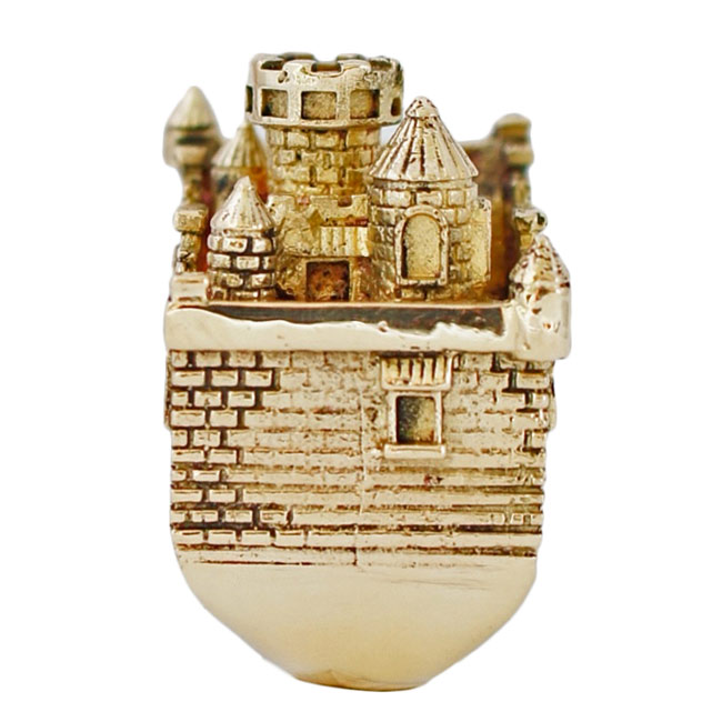 Monvatoo London Jewellery gold Castle Ring